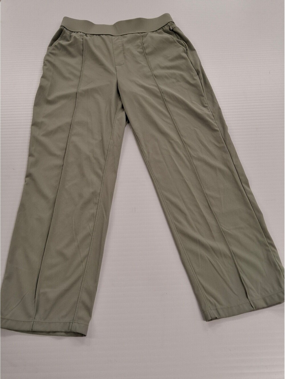 Halara Women's Stretchy Light Green Casual Pants with Elastic Waistband
